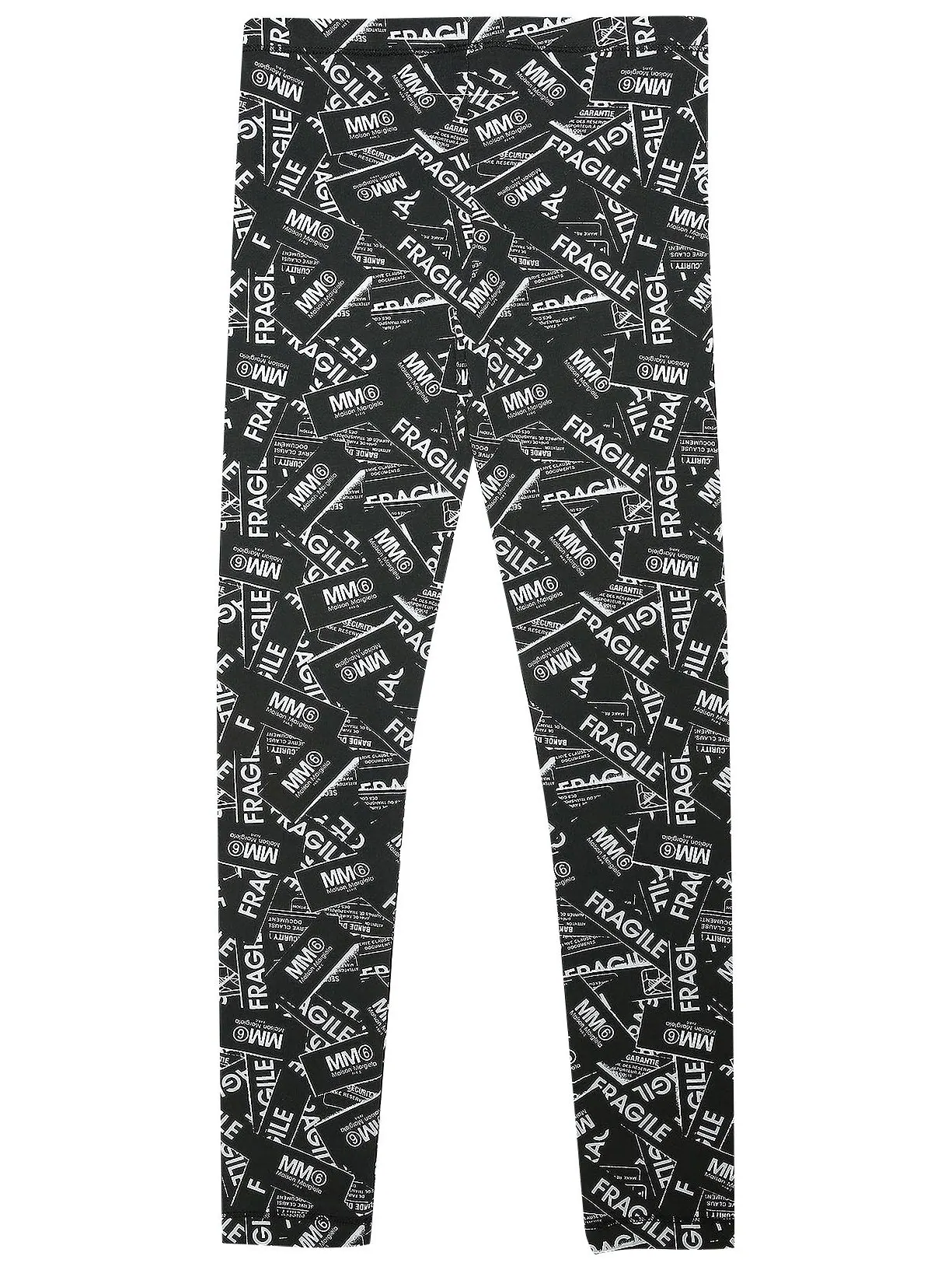 Детские леггинсы MM6 Maison Margiela — изображение 2 из 3, черный