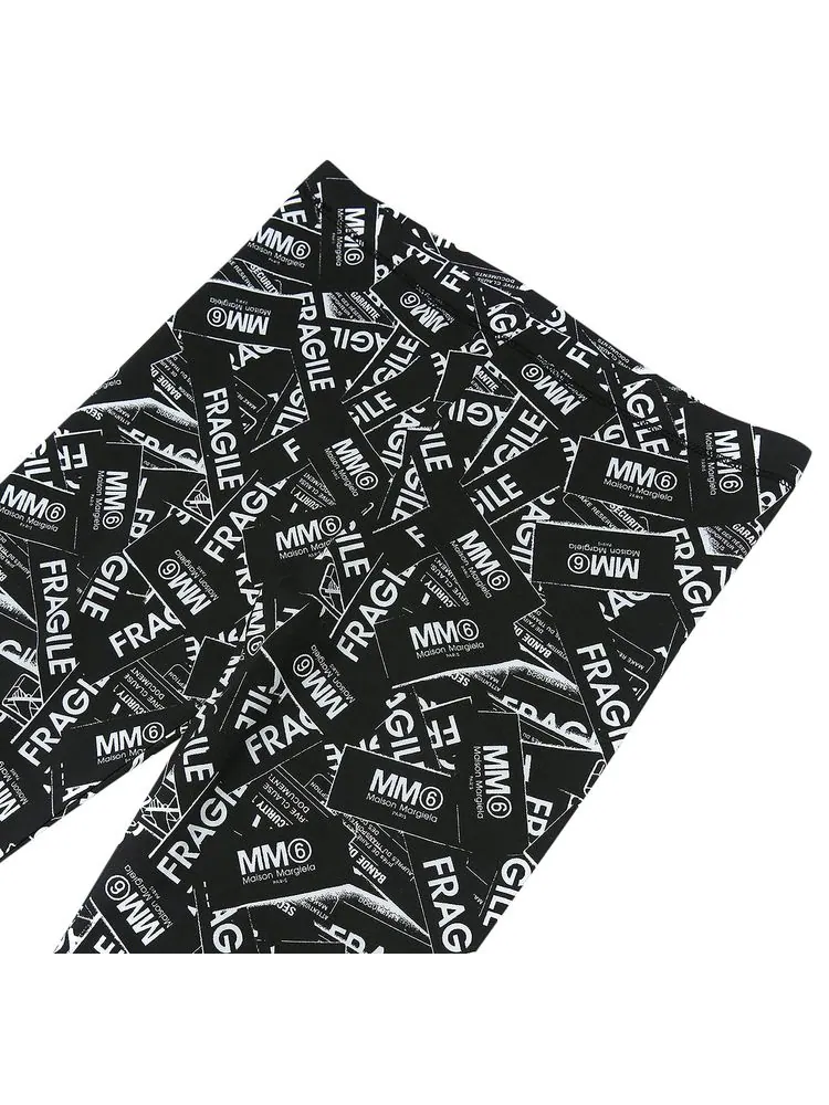 Детские леггинсы MM6 Maison Margiela — изображение 3 из 3, черный