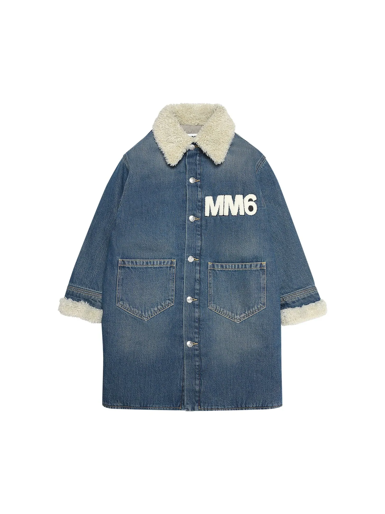 Детская куртка MM6 Maison Margiela — синий
