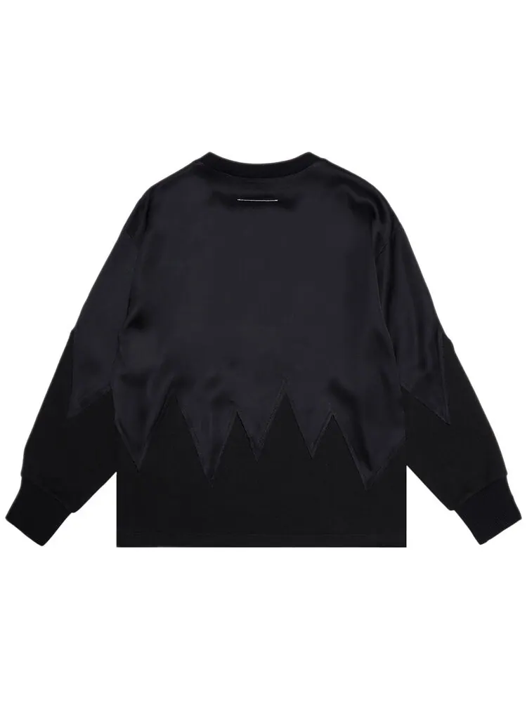 Толстовка MM6 Maison Margiela Kids Sweatshirt — изображение 2 из 2, черный