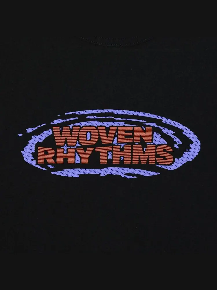 Футболка Nicholas Daley GOAT Exclusive for Manifesto Nicholas Daley Woven Rhythms Tee — изображение 3 из 3, черный