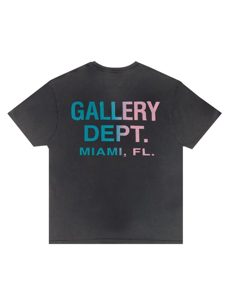 Футболка Gallery Dept. Miami Boardwalk Tee — изображение 2 из 2, черный