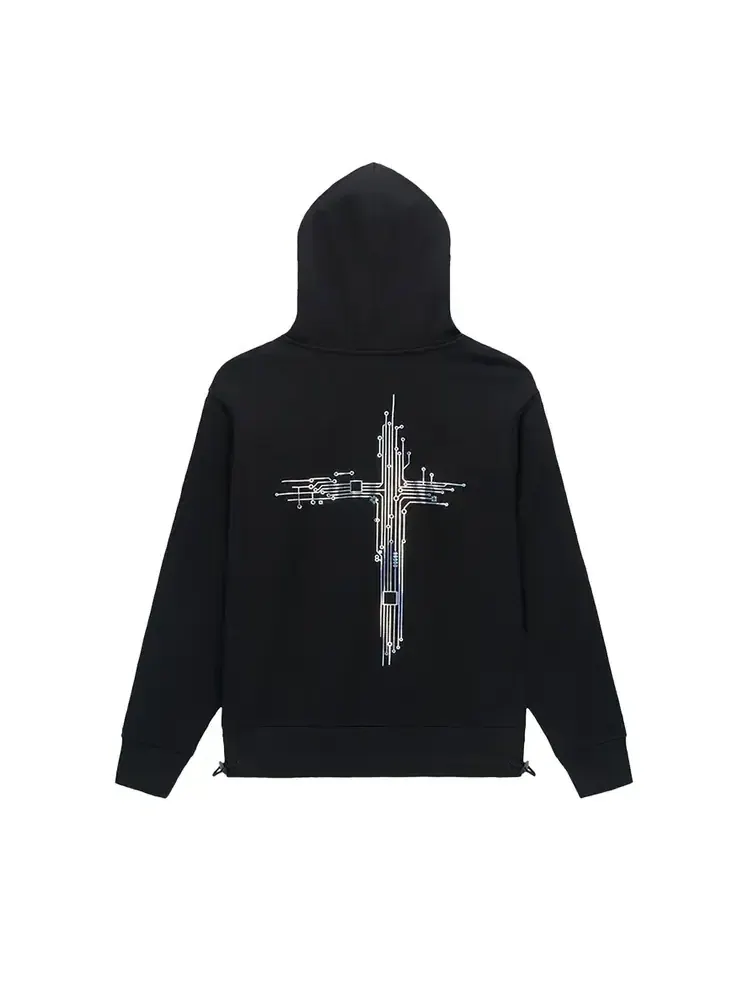 Худи RtA Jordan Oversized — изображение 2 из 2, черный