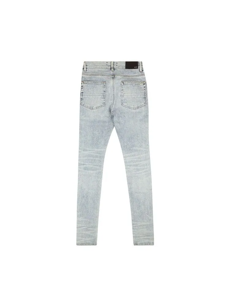 Джинсы Amiri Pajama Art Patch Skinny Jeans — изображение 2 из 2, синий