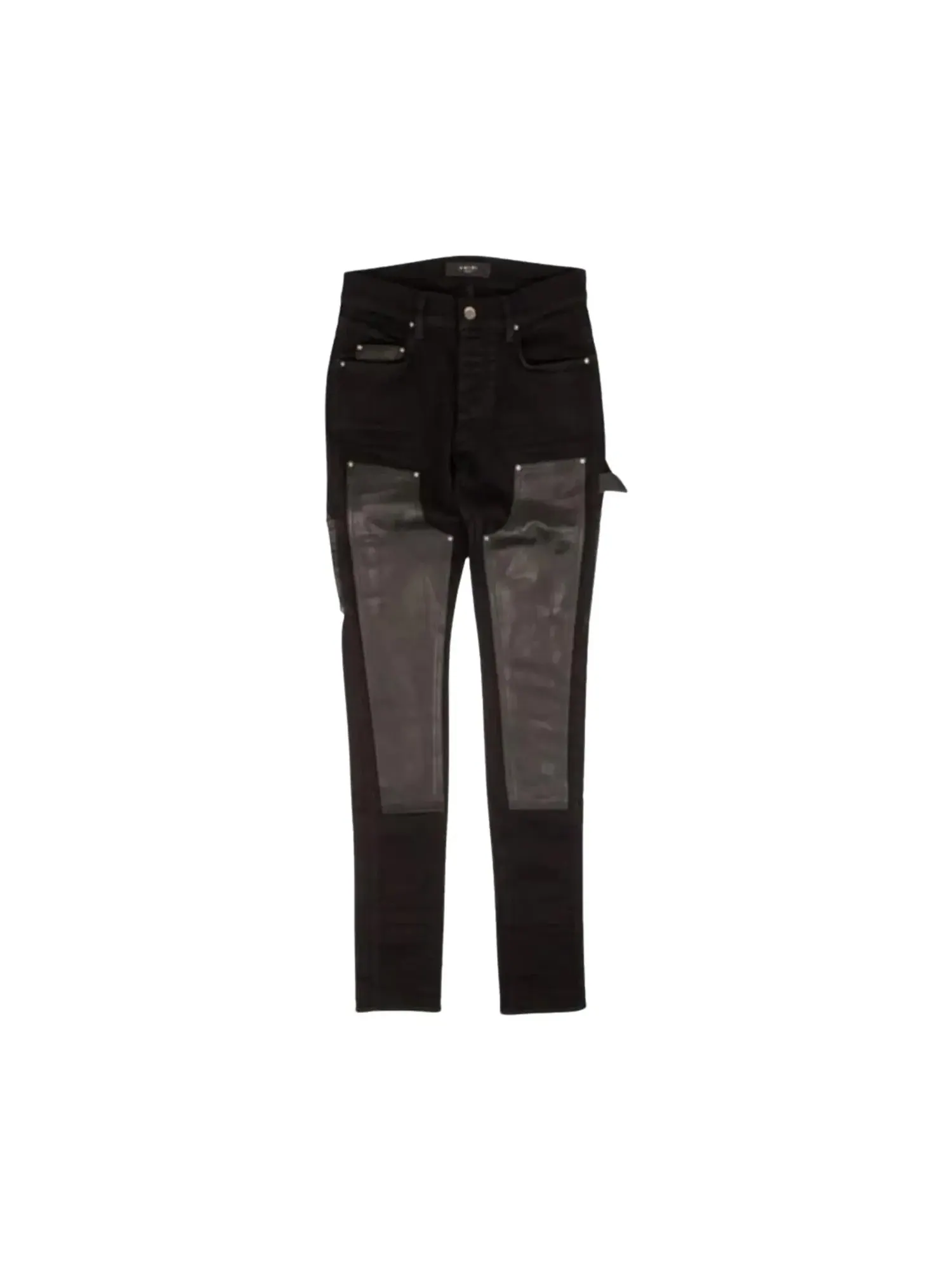 Штаны Amiri Denim Leather Workman — изображение 1 из 2, черный