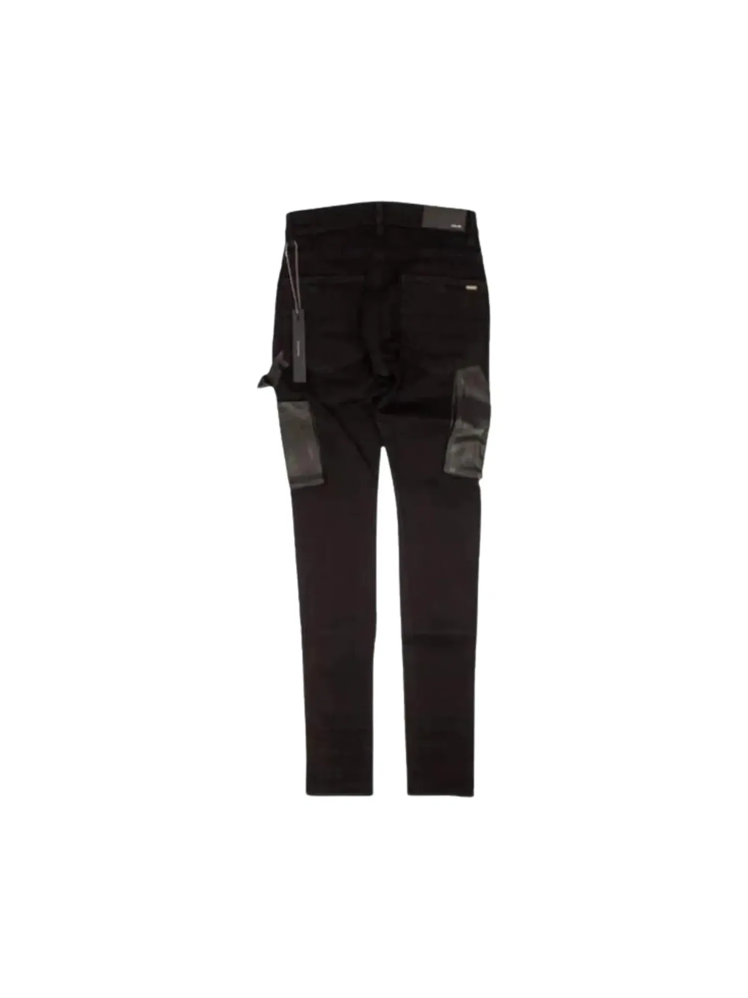 Штаны Amiri Denim Leather Workman — изображение 2 из 2, черный