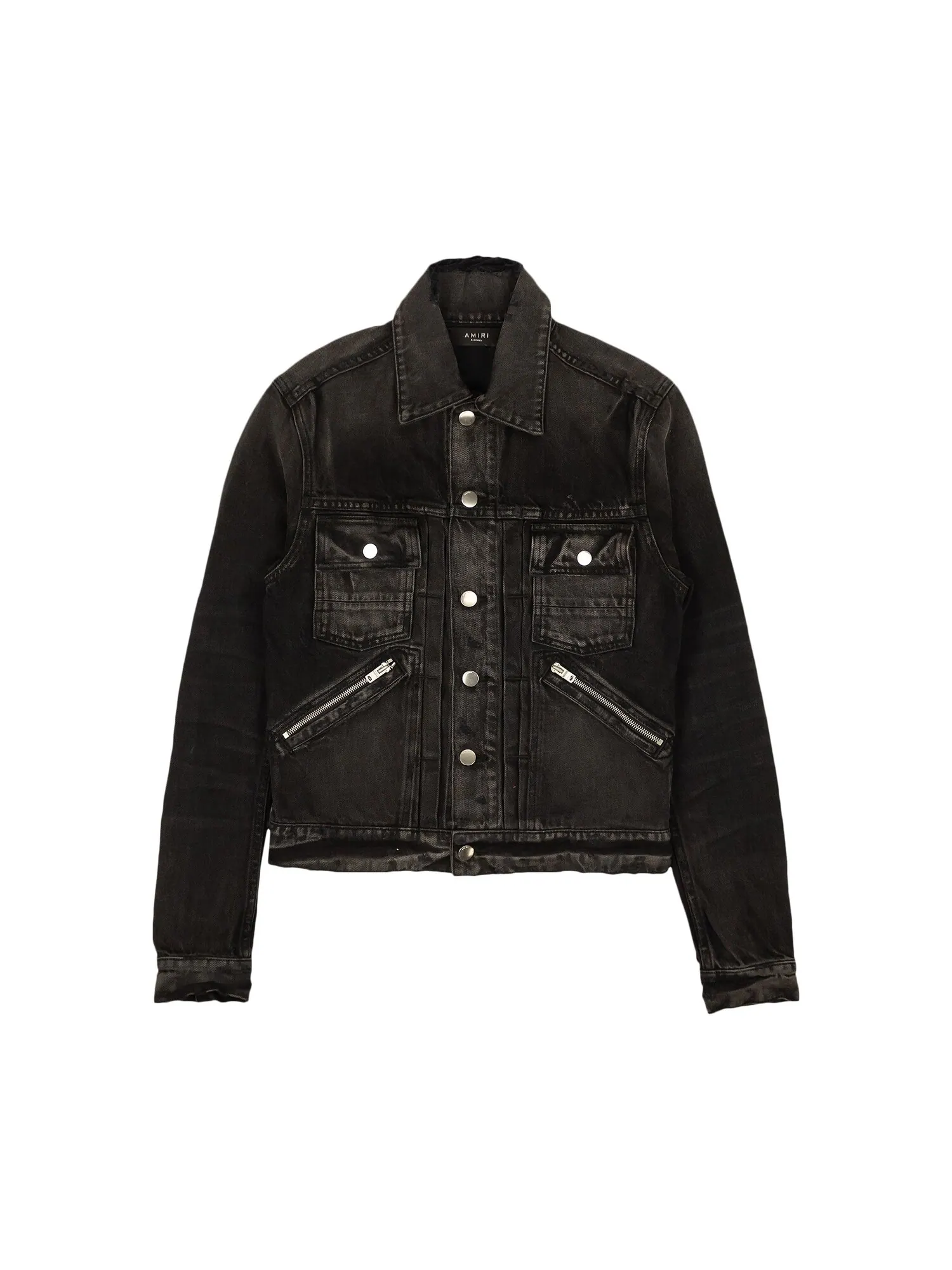 Куртка Amiri Core с двойным скосом — изображение 1 из 1, черный