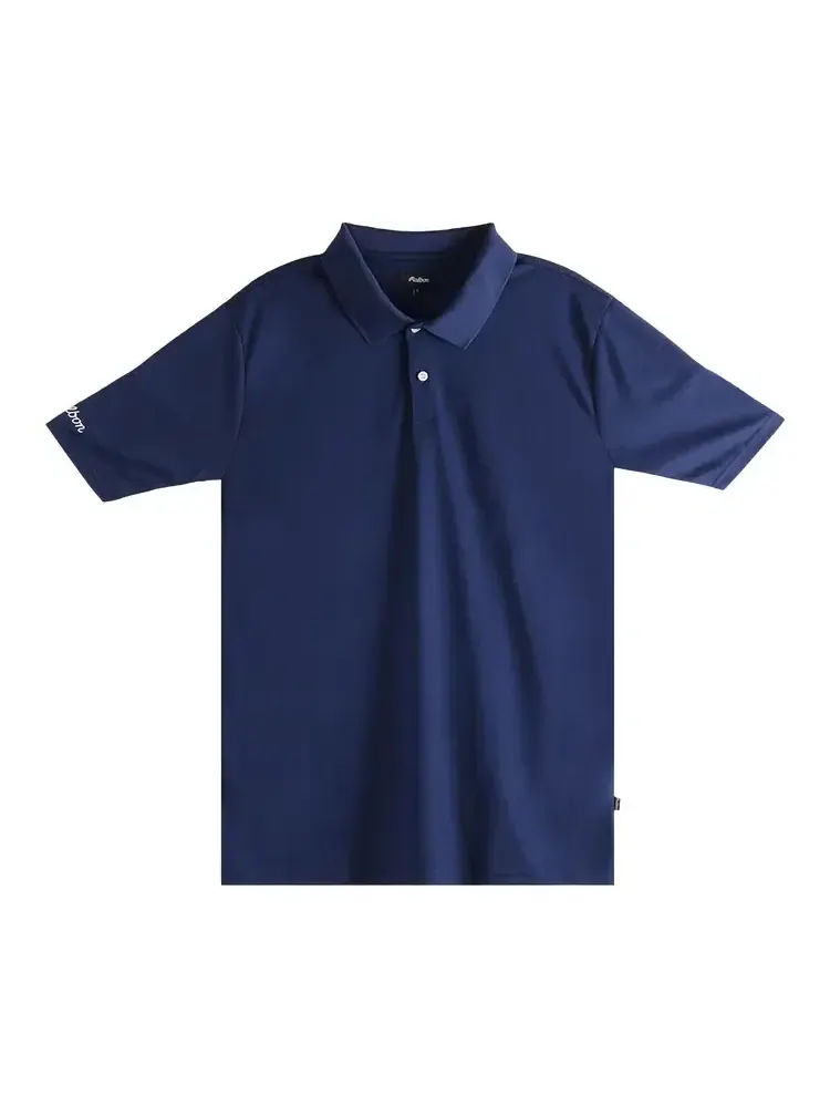Рубашка Malbon Evergreen Paneled Performance Pique Shirt — синий