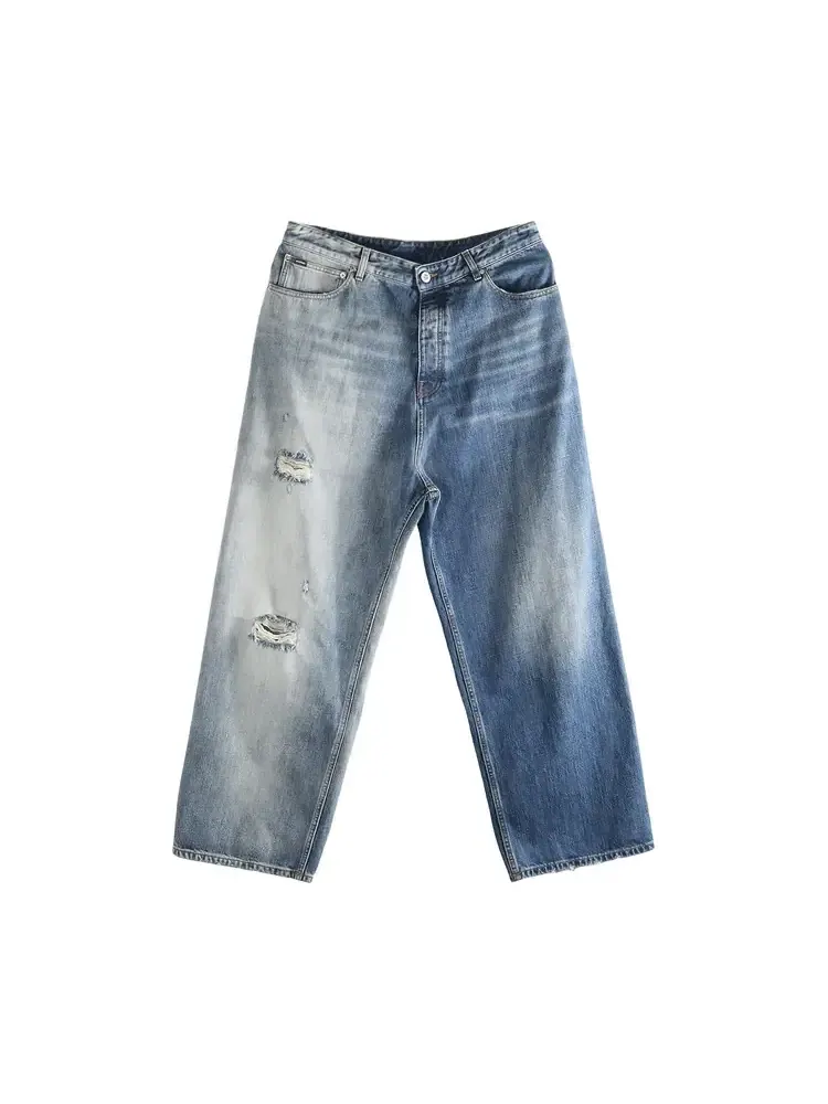 Джинсы Vetements Degrade Effect 'Light Blue/Blue' — синий