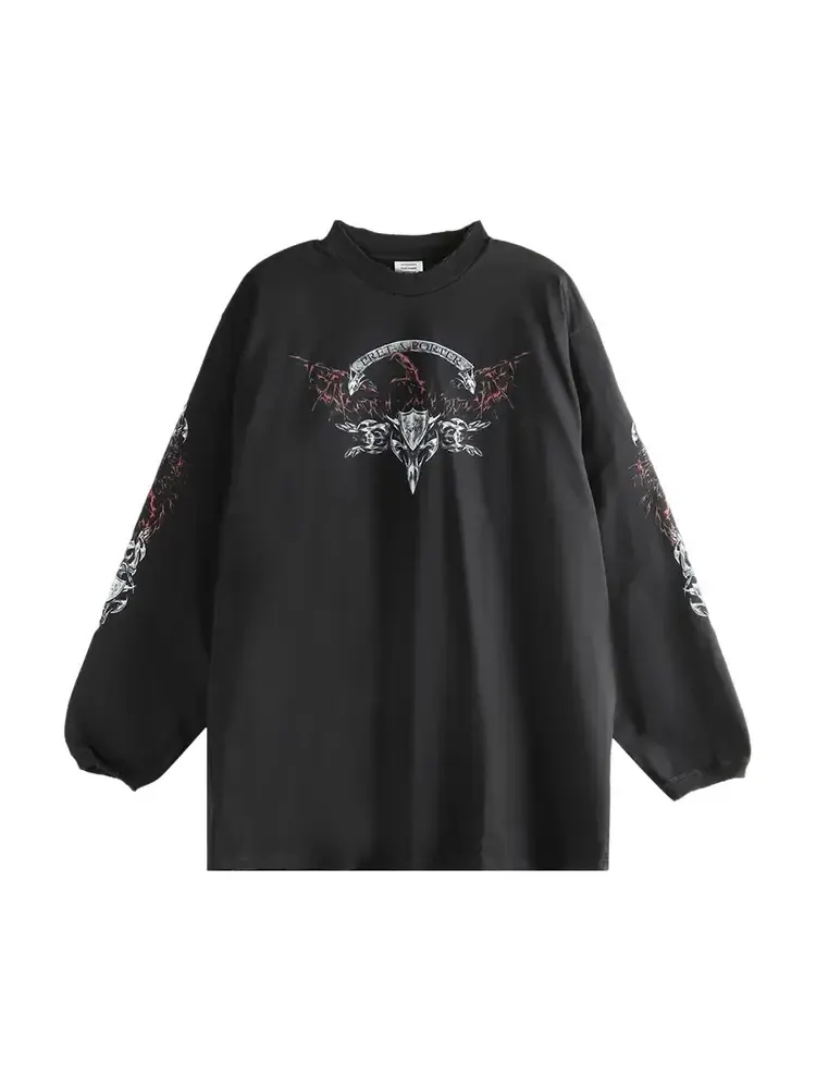 Толстовка с длинными рукавами Vetements Metal — черный