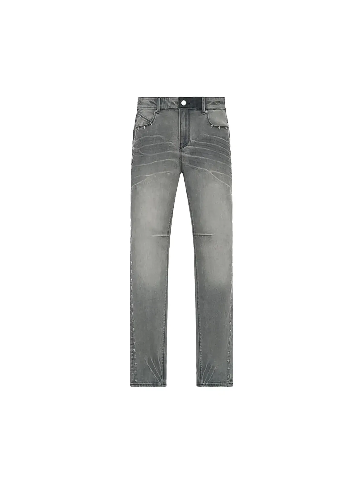 Джинсы RtA Bryant Skinny Jean — серый