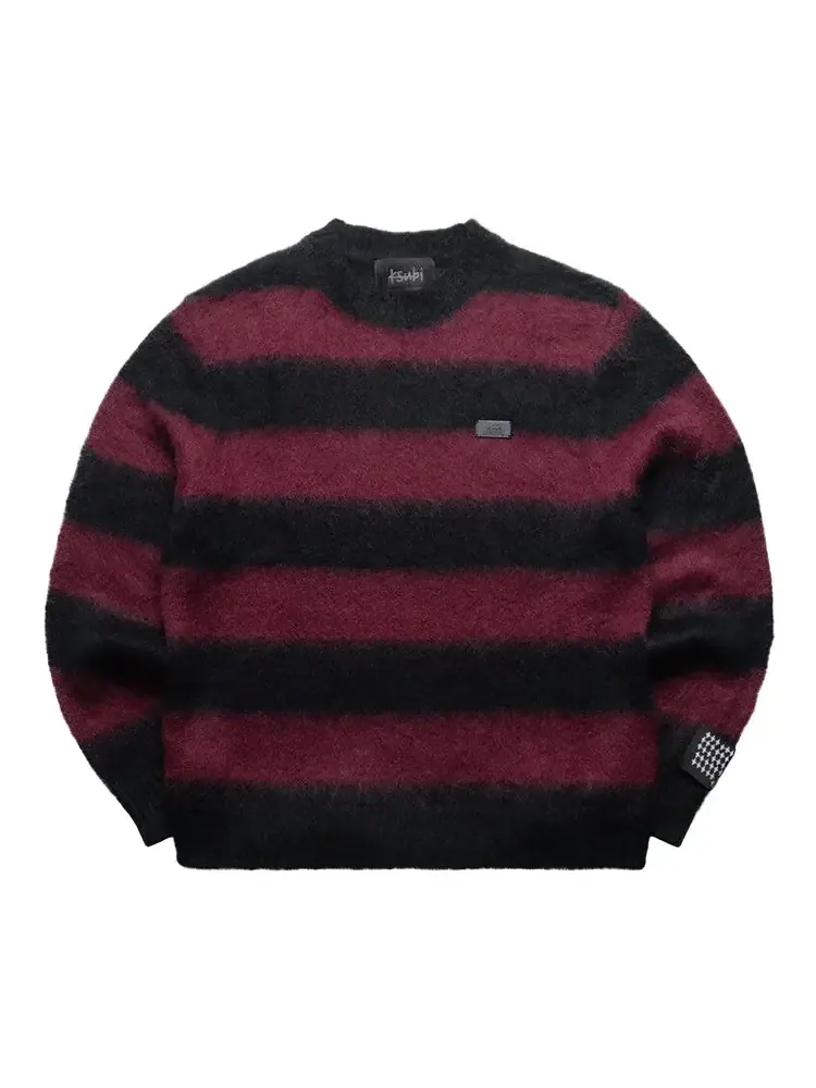 Свитер Ksubi Rugged Mohair Knit Crewneck 'Multicolor' — изображение 1 из 3, мульти