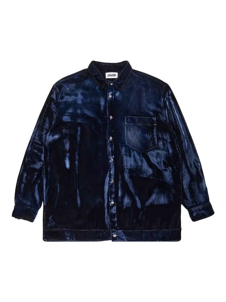 Рубашка Magliano Officina Pijama Shirt — синий