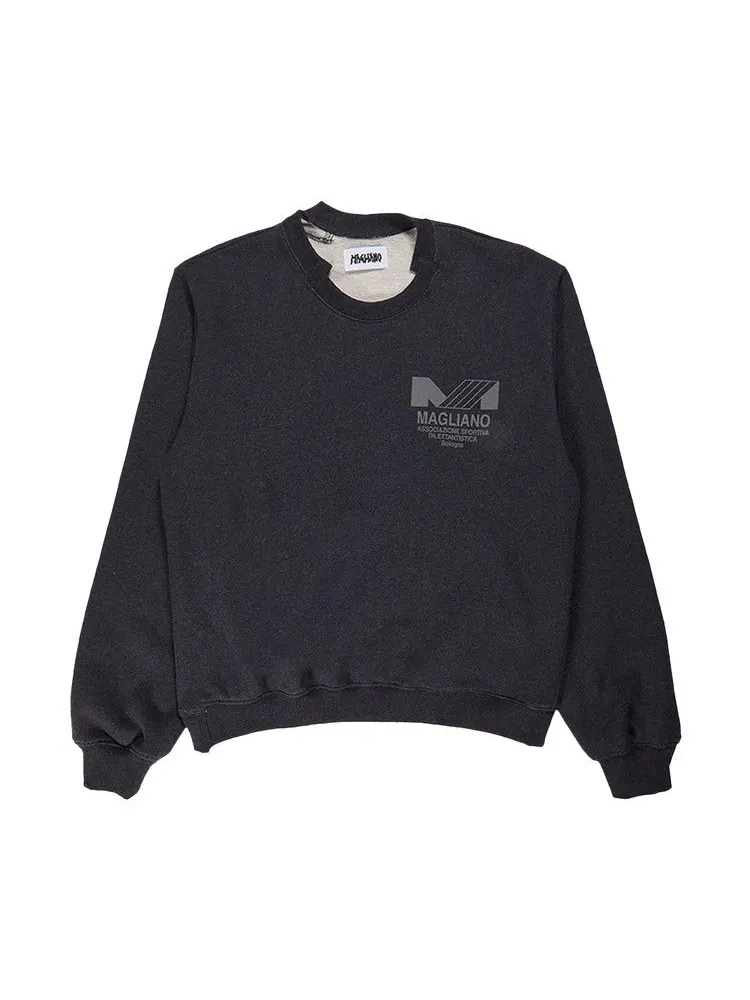 Толстовка Magliano Polisportiva Crewneck Sweatshirt — черный
