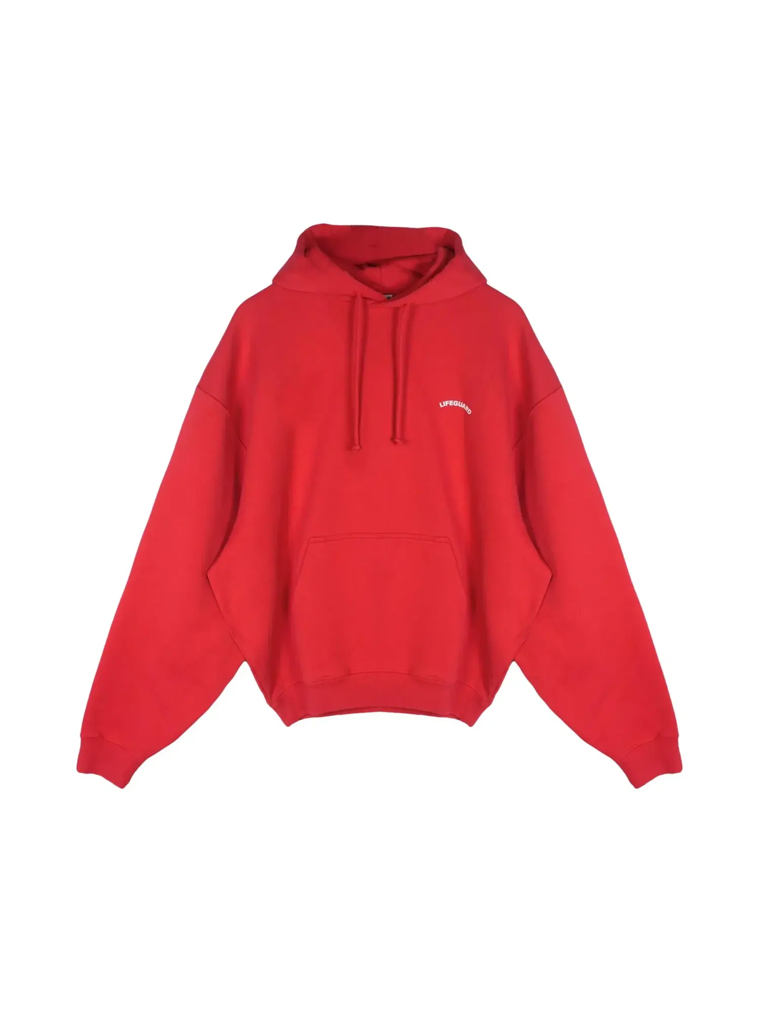 Толстовка Vetements Lifeguard Oversized Hoodie — изображение 1 из 1, красный