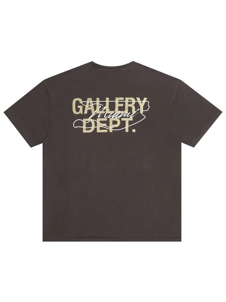 Футболка Gallery Dept. Auction Tee — изображение 2 из 2, винтажный черный