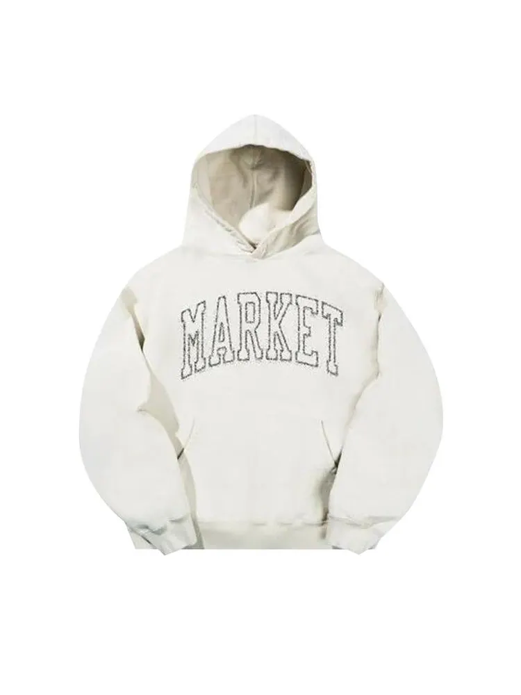 Худи Market Vintage Arc Hoodie, Unbleached Cotton — изображение 1 из 1, бежевый