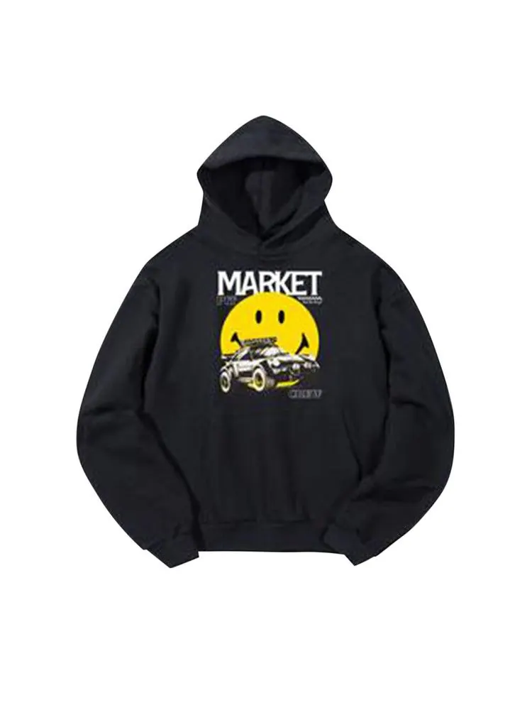 Худи Market Smiley All Four Hoodie — изображение 1 из 1, черный