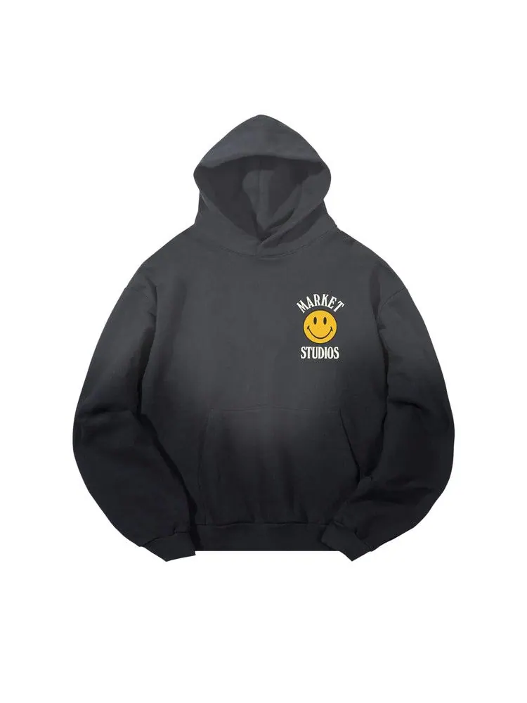Худи Market Smiley Upside Down Lockup Hoodie — изображение 1 из 1, черный