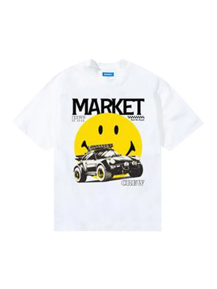 Футболка Market Smiley All Four T-Shirt — изображение 1 из 1, белый