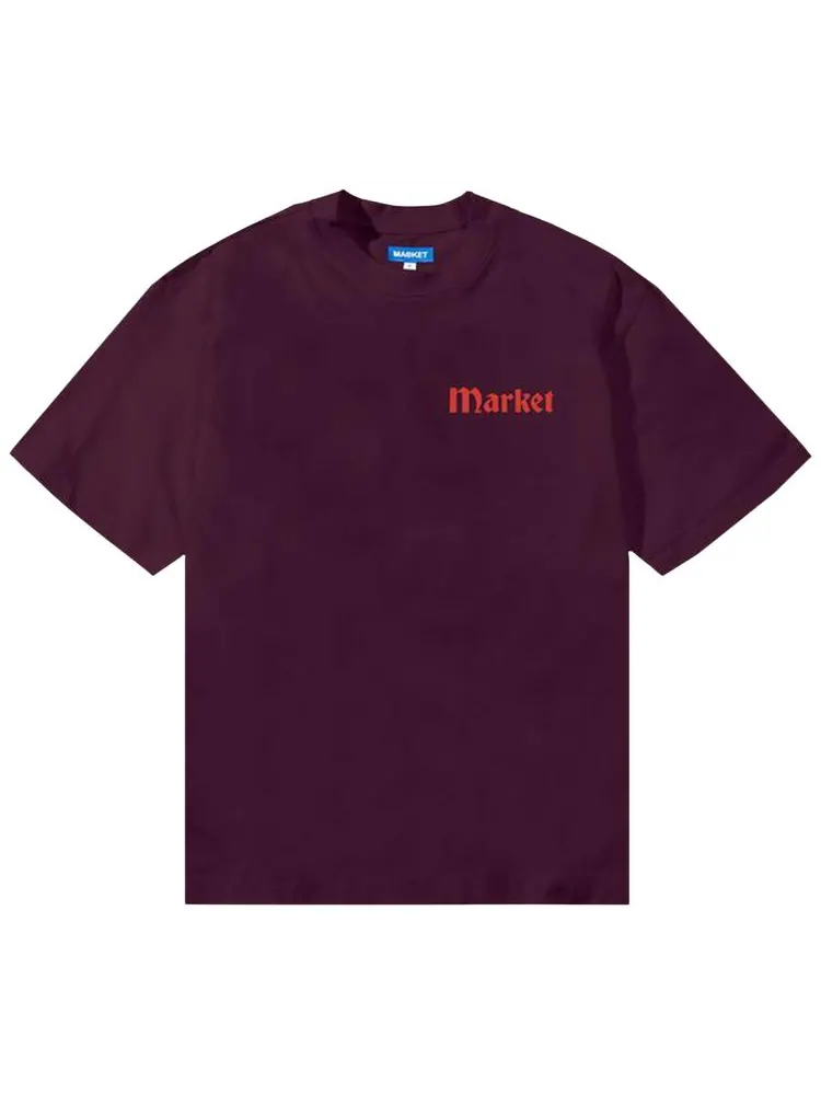 Футболка Market True Tread "Wine" — изображение 1 из 2, красный