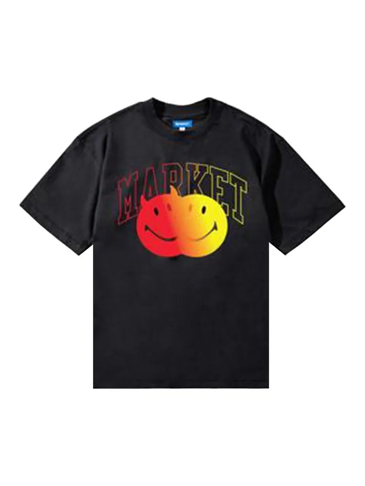 Футболка Market Smiley Good And Evil T-Shirt — изображение 1 из 1, черный