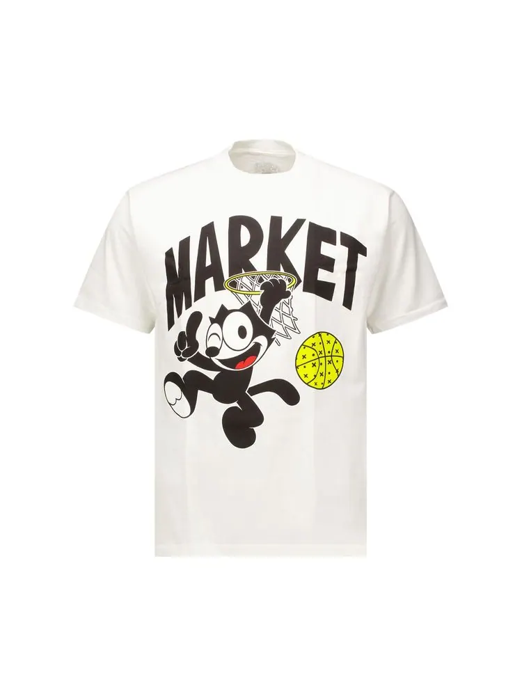 Футболка Market x Felix the Cat Dunking Tee — изображение 1 из 1, белый