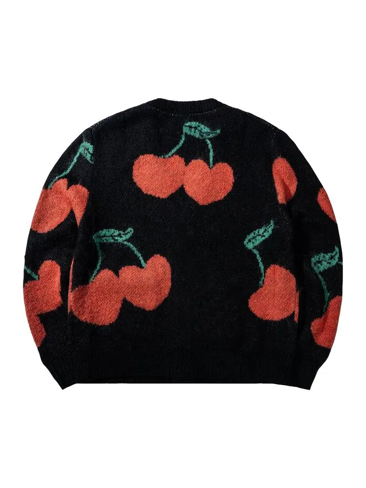 Куртка Market Double Cherries Cardigan 'Black' — изображение 2 из 2, черный
