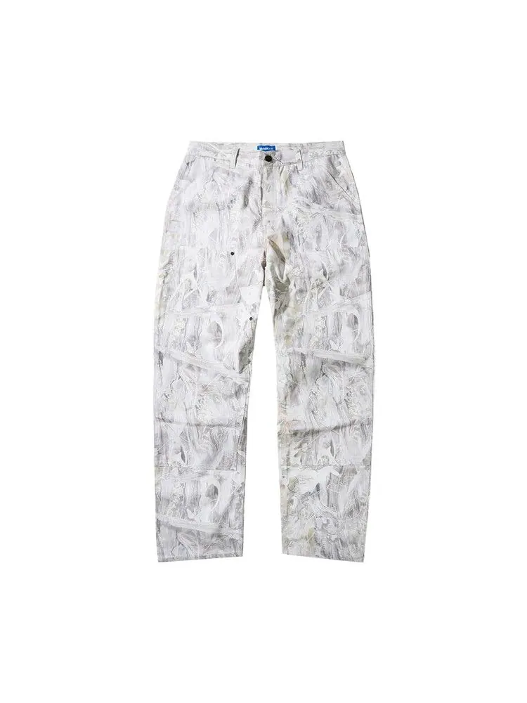 Брюки Market Handyman Camo Carpenter Pants 'White Camo' — изображение 1 из 2, белый