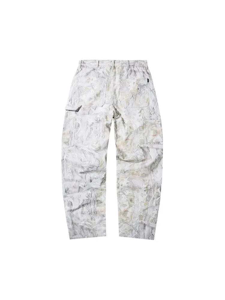 Брюки Market Handyman Camo Carpenter Pants 'White Camo' — изображение 2 из 2, белый