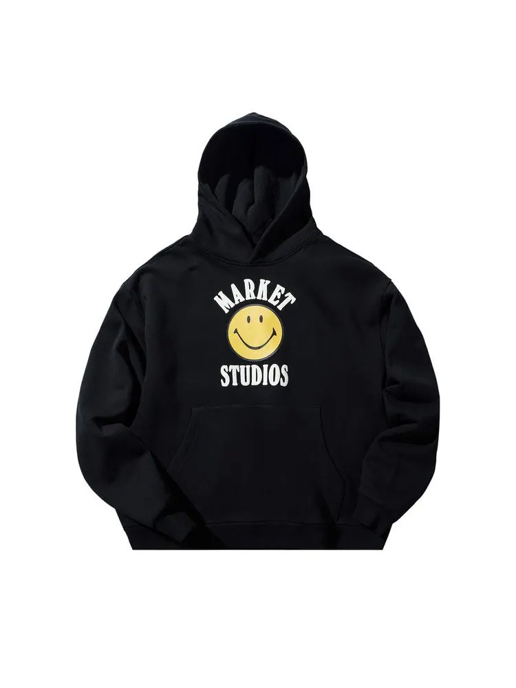 Худи Market Smiley Lockup Hoodie — изображение 1 из 3, черный