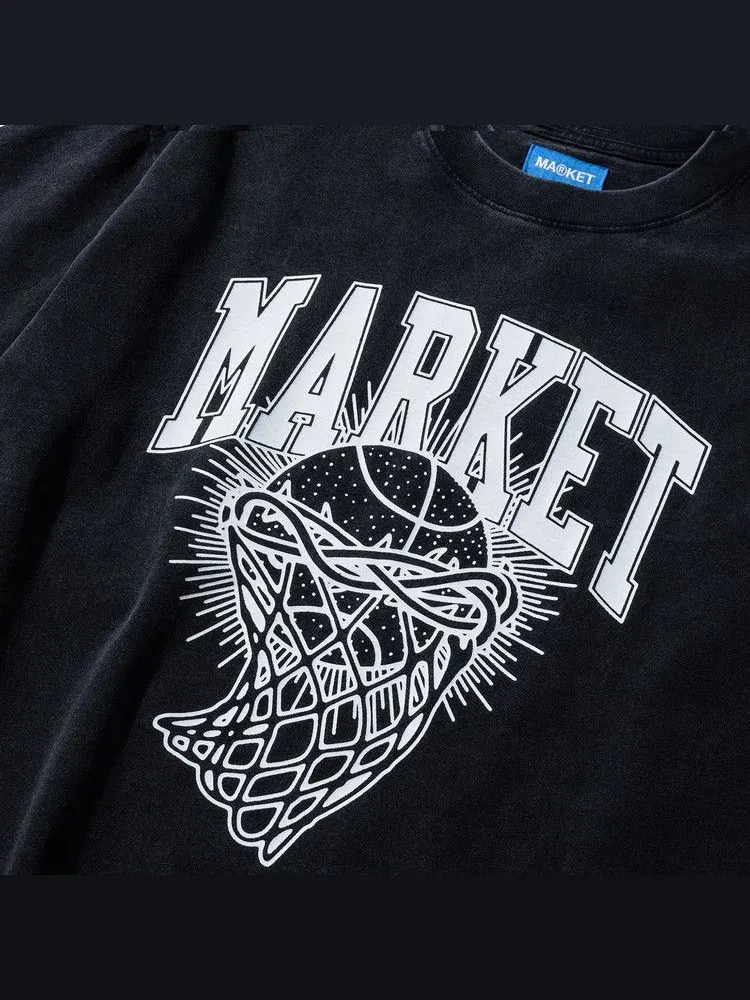 Футболка Market Ball Is Sacred T-Shirt — изображение 3 из 3, черный