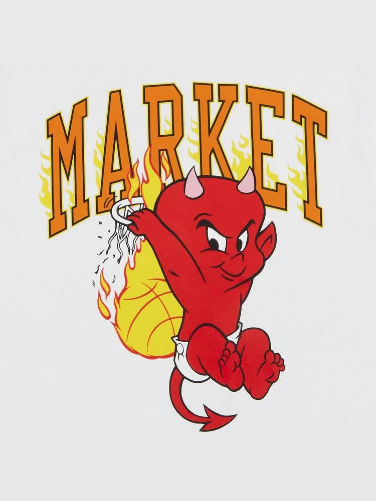 Футболка Market Hot Stuff Dunk Tee — изображение 3 из 3, белый