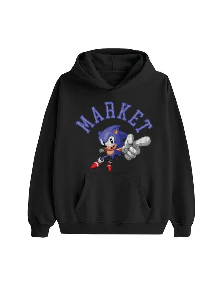 Худи Market x Sonic No.1 Hoodie — изображение 1 из 1, черный