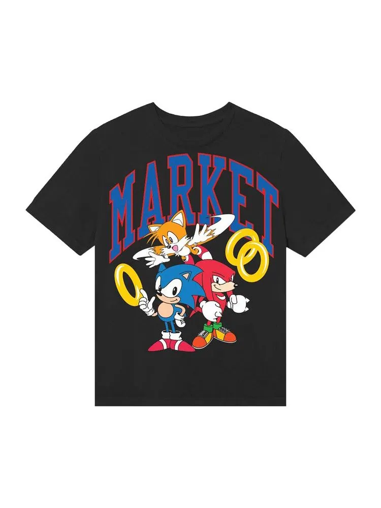 Футболка Market x Sonic Group T-Shirt — изображение 1 из 1, черный