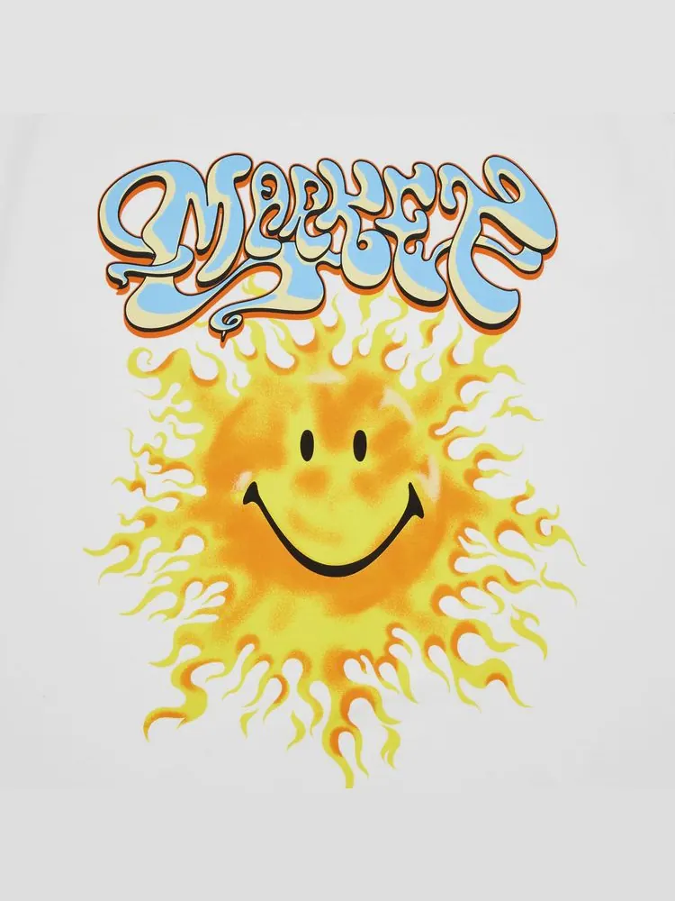 Эксклюзивная футболка GOAT Market Smiley Market Sunny Day — изображение 3 из 3, белый