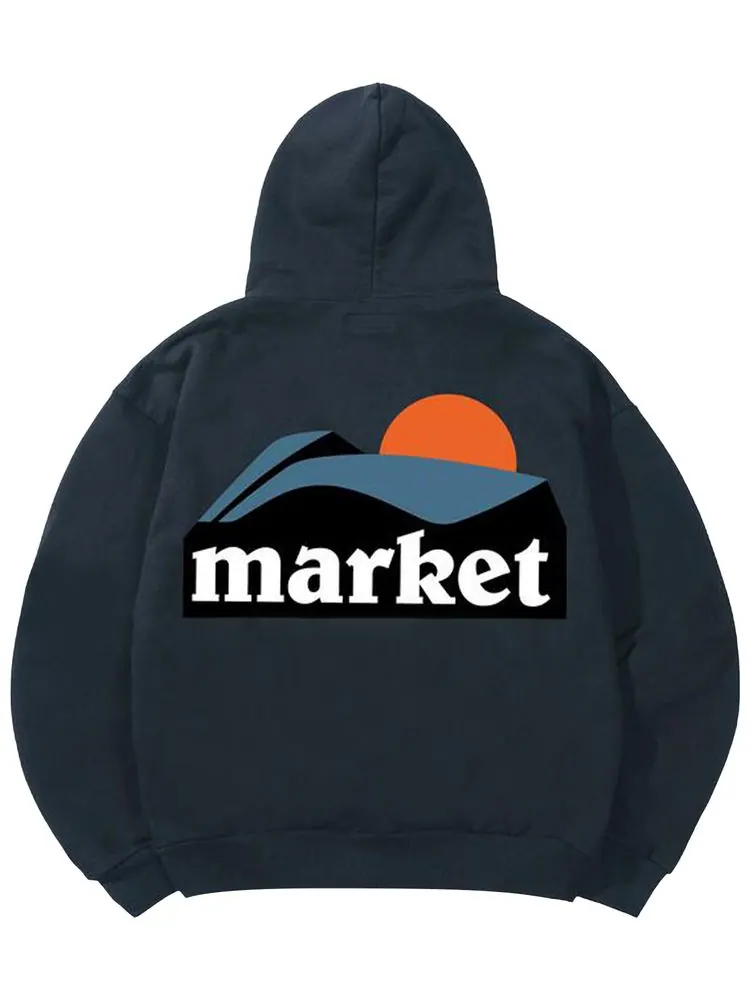 Худи Market On The Horizon — изображение 2 из 2, синий