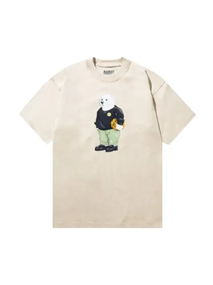 Футболка Market Smiley Polar Bear "Wood Ash" — изображение 1 из 2, коричневый