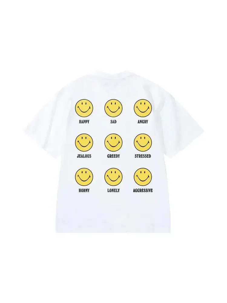 Футболка Market Smiley Mood — изображение 2 из 2, белый