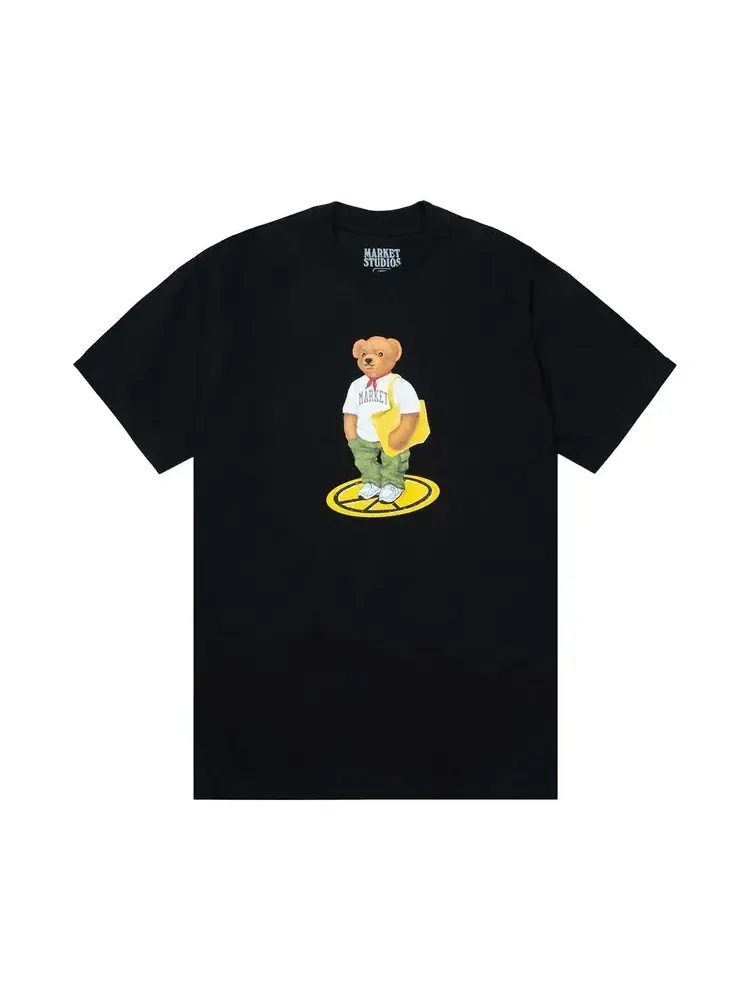 Футболка Market Stand for Peace Bear 'Jet Black' — изображение 1 из 1, черный