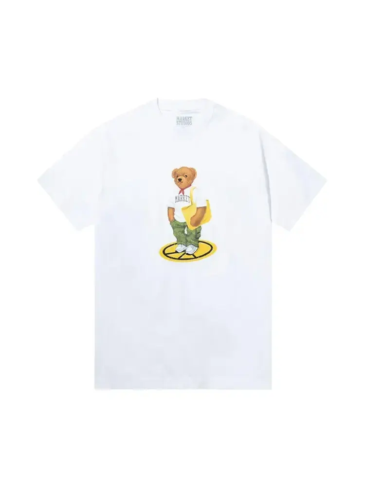Футболка Market Stand For Peace Bear 'White' — изображение 1 из 2, белый