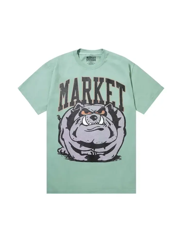 Футболка "Злой бульдог" от Market Angry Bulldog — изображение 1 из 2, натуральный