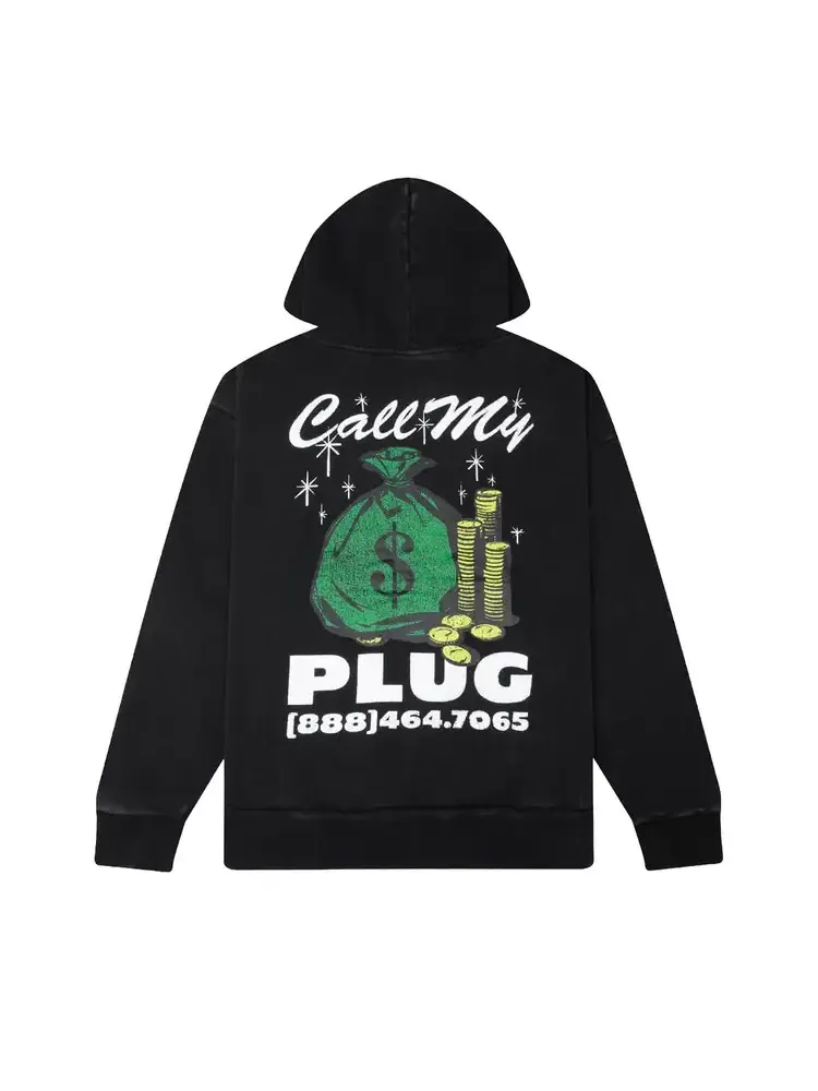 Худи Market Call My Plug — изображение 2 из 2, черный