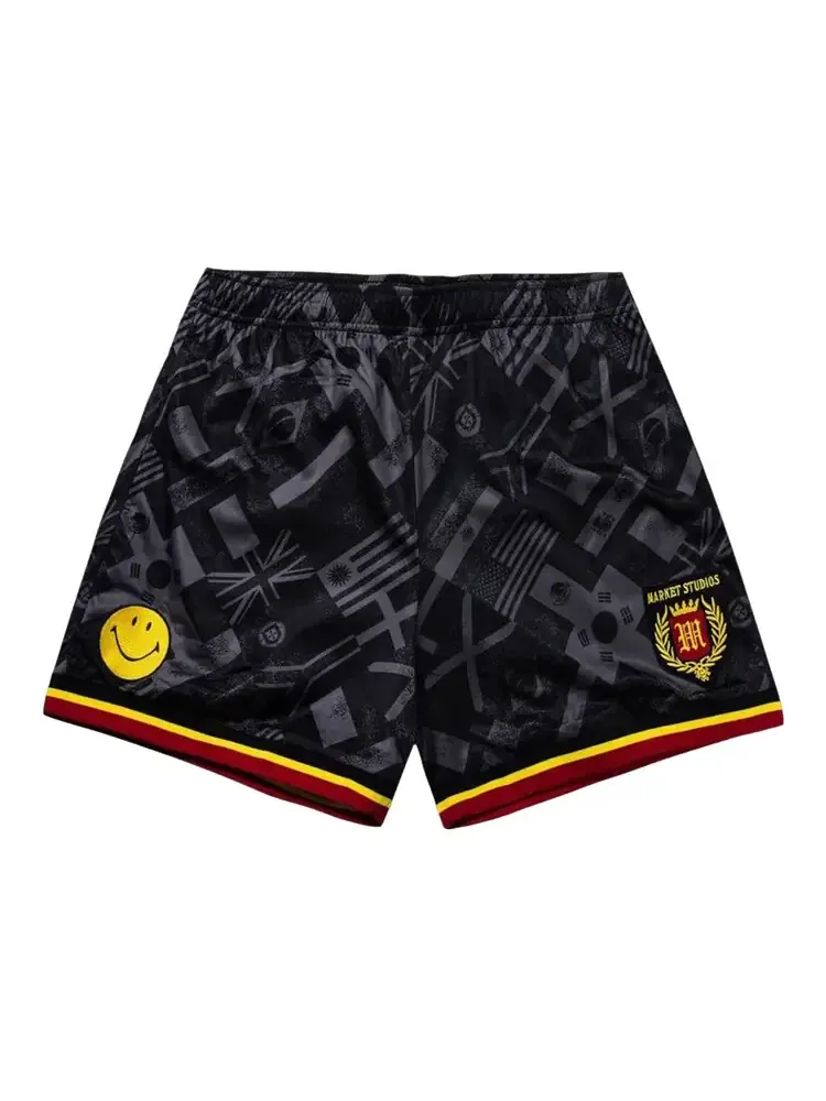 Шорты Market Smiley International Flag Shorts — изображение 1 из 2, черный