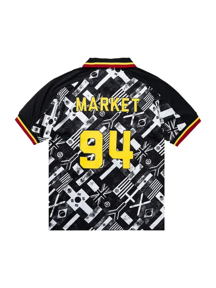 Футболка с коротким рукавом Market Smiley International Flags — изображение 2 из 2, черный