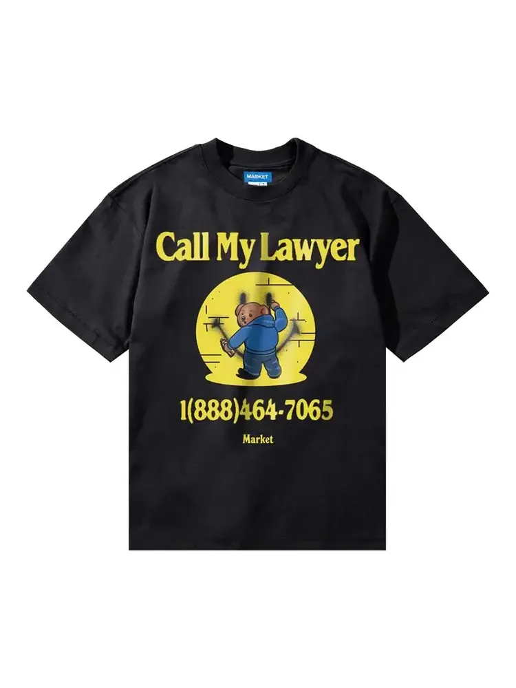 Футболка Market Airbrush Call My Lawyer — изображение 1 из 1, черный