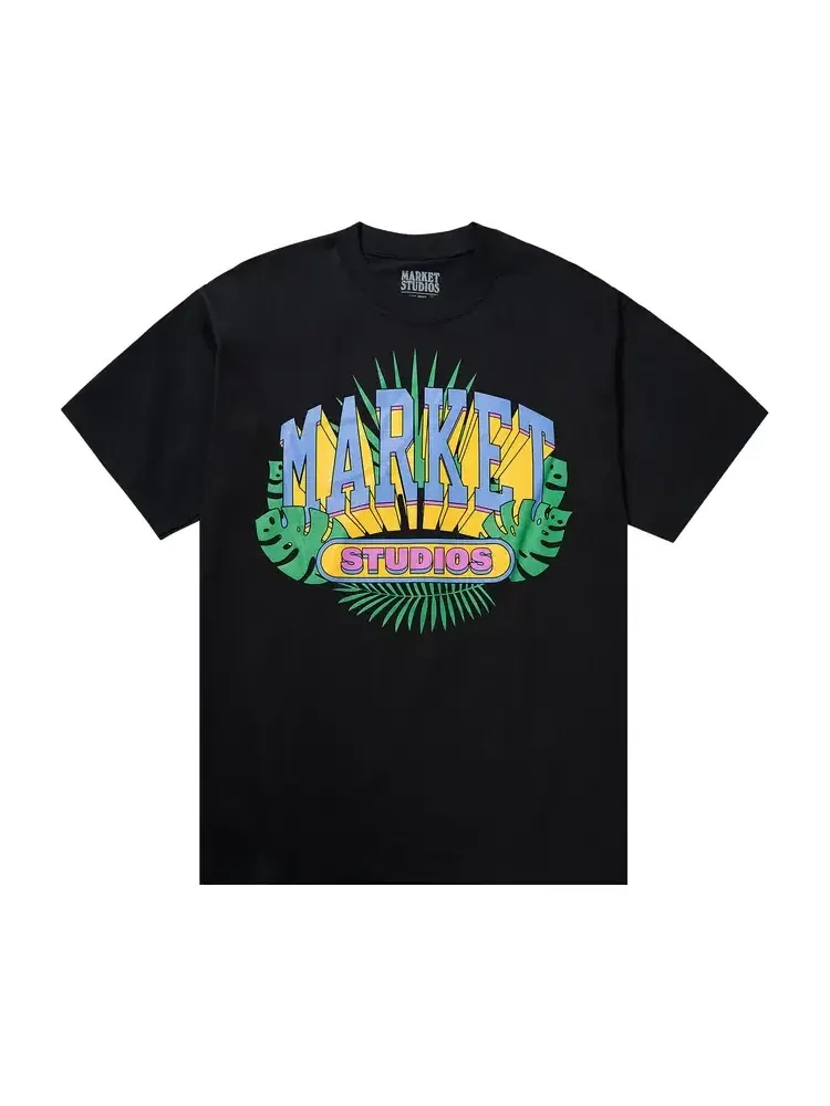 Футболка Market Through The Foliage — изображение 1 из 2, черный