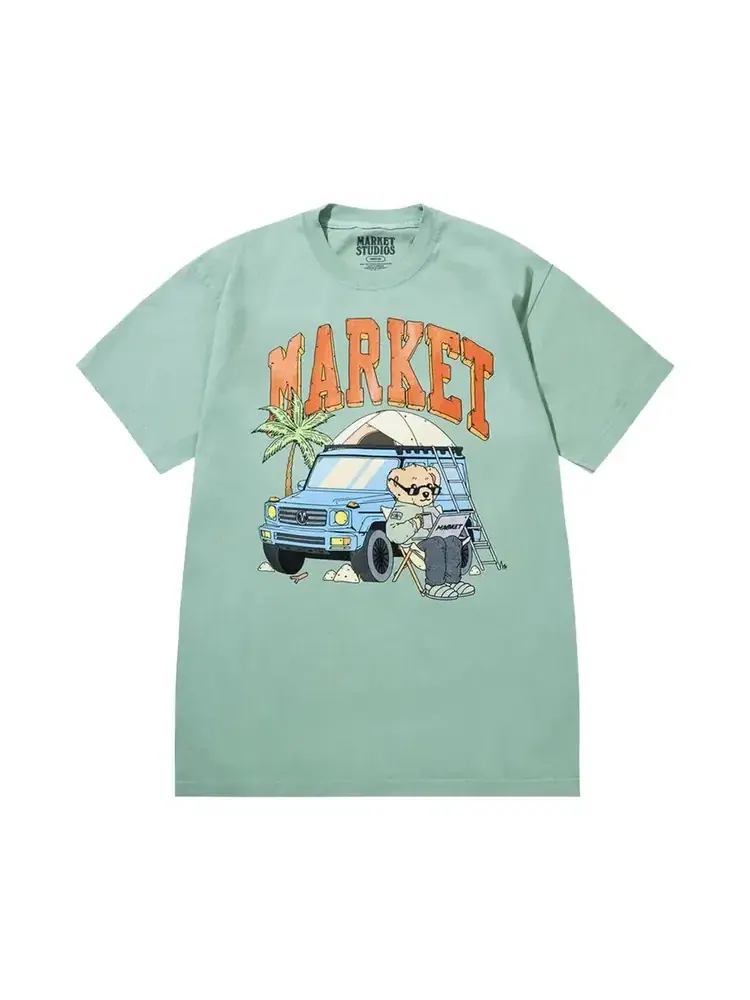 Футболка Market Car Camper — изображение 1 из 1, зеленый