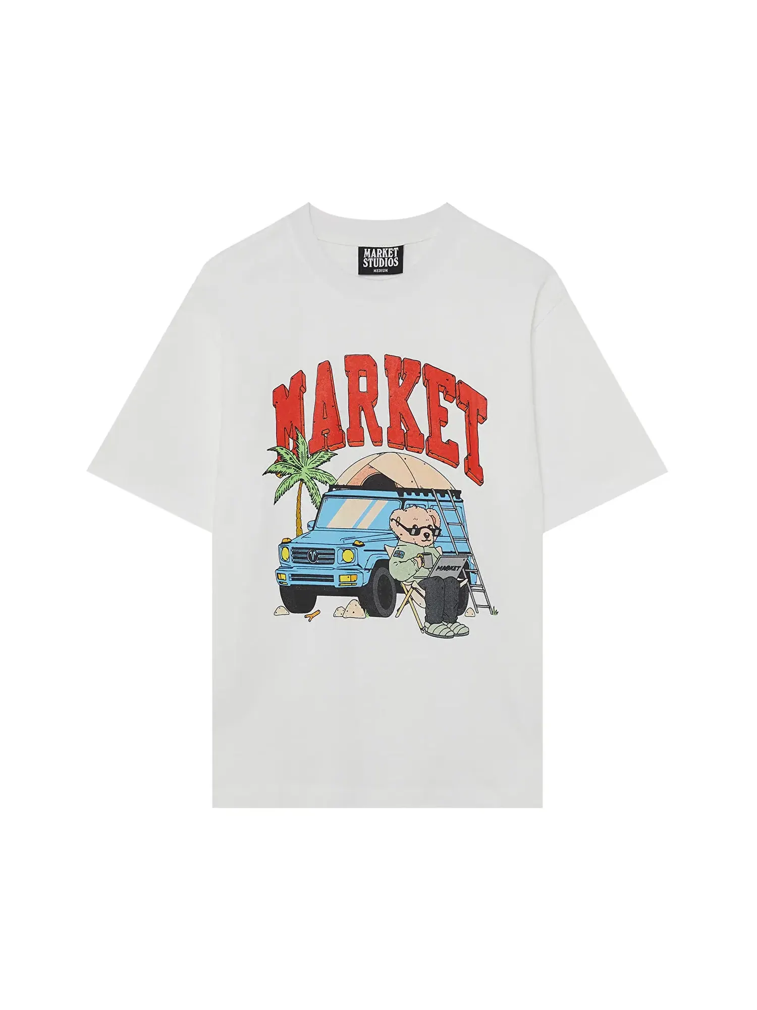Футболка Market Car Camper — изображение 1 из 1, белый