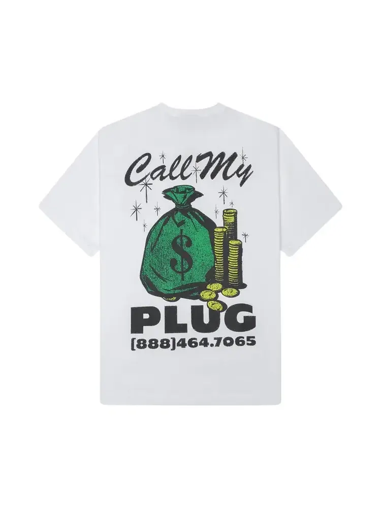 Футболка Market Call My Plug — изображение 2 из 2, белый